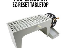 Professional Tabletop Bingo Set with ez release Kit