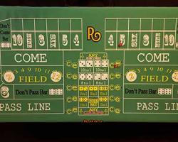 Roll Out Rubber Foam Table Top - Craps